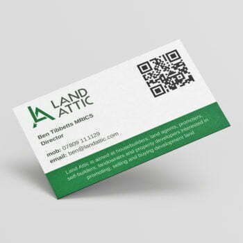 Land Attic business card