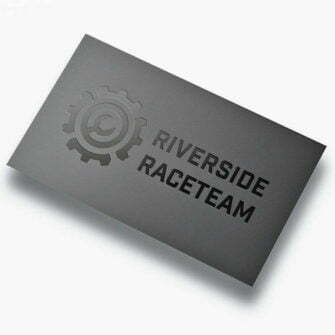 Riverside Raceteam Spot UV Business Card