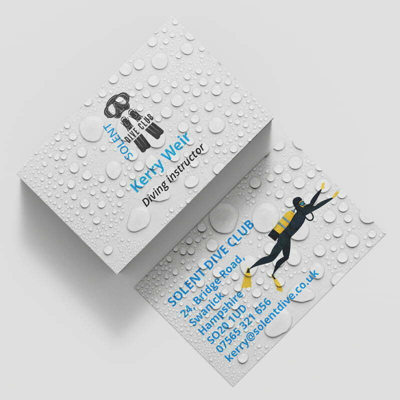 waterproof business cards