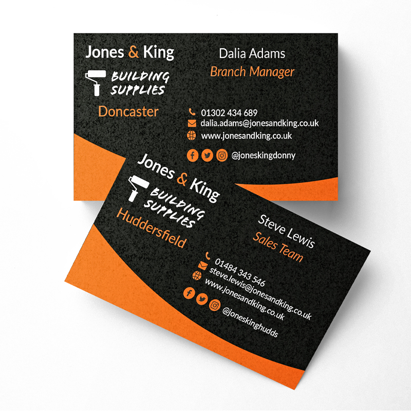 business cards with variable data