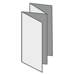 concertina folded leaflet